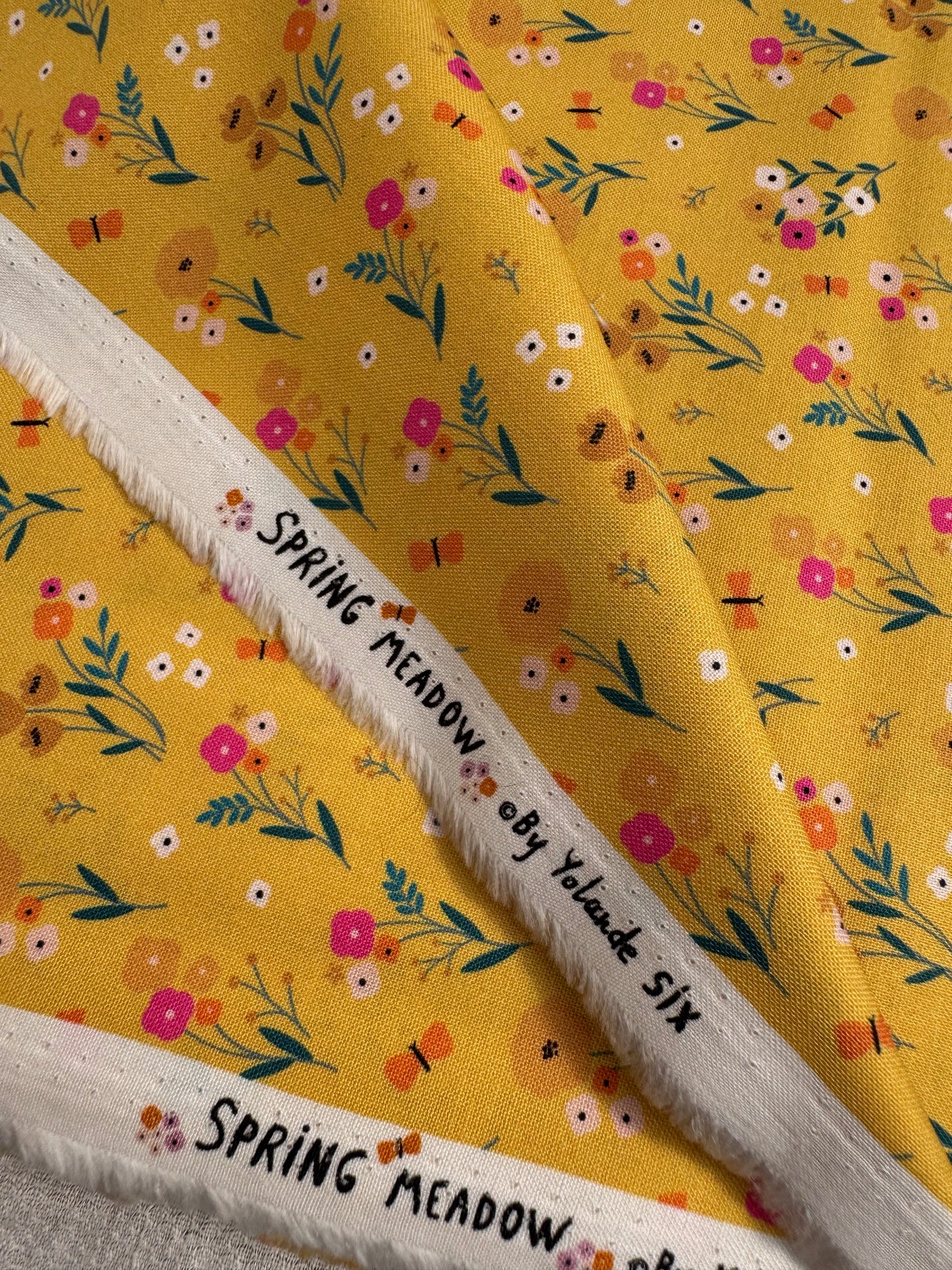 Spring Meadow Yellow by Yolande Six
