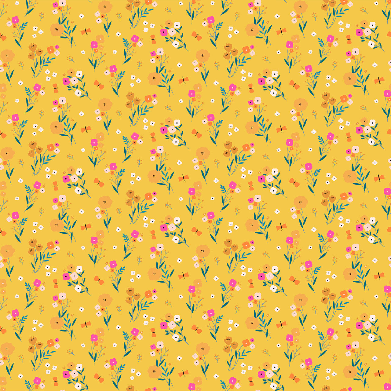 Spring Meadow Yellow by Yolande Six