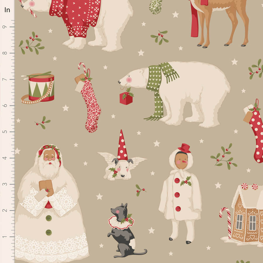 Merry Little Christmas Fat Quarter Bundle - 20 fabrics, 20 x 22in