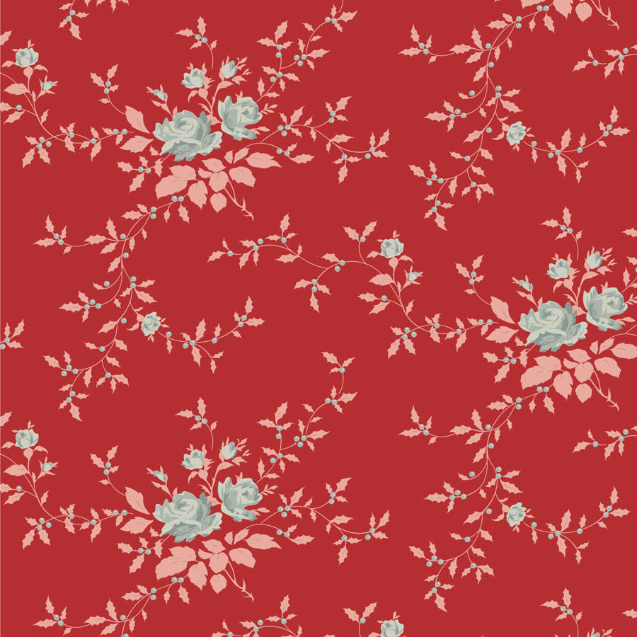Merry Little Christmas Fat Quarter Eve & Noel Blender Bundle - 12 fabrics, 20 x 22in