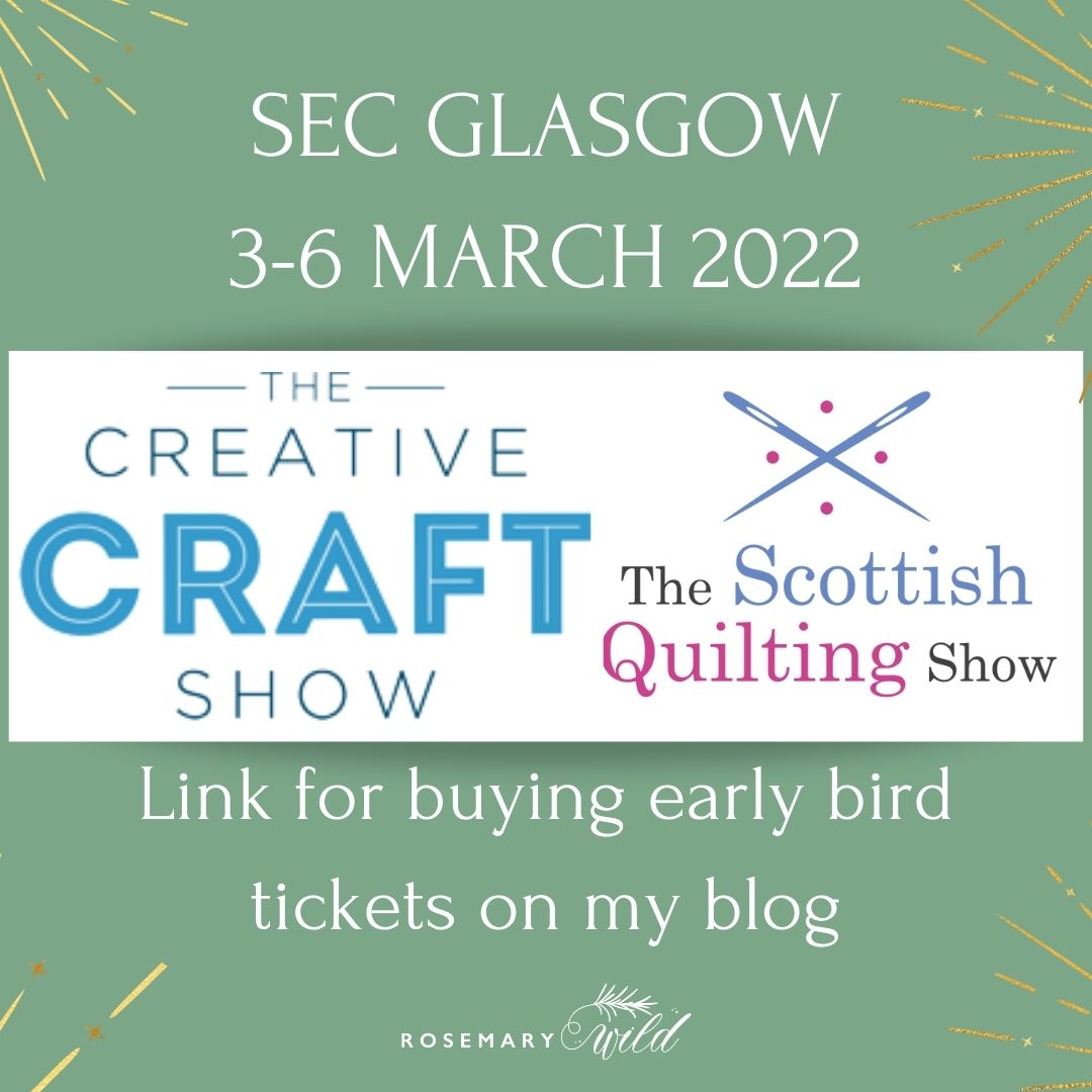 The Creative Craft Show and Scottish Quilting Show March 2022