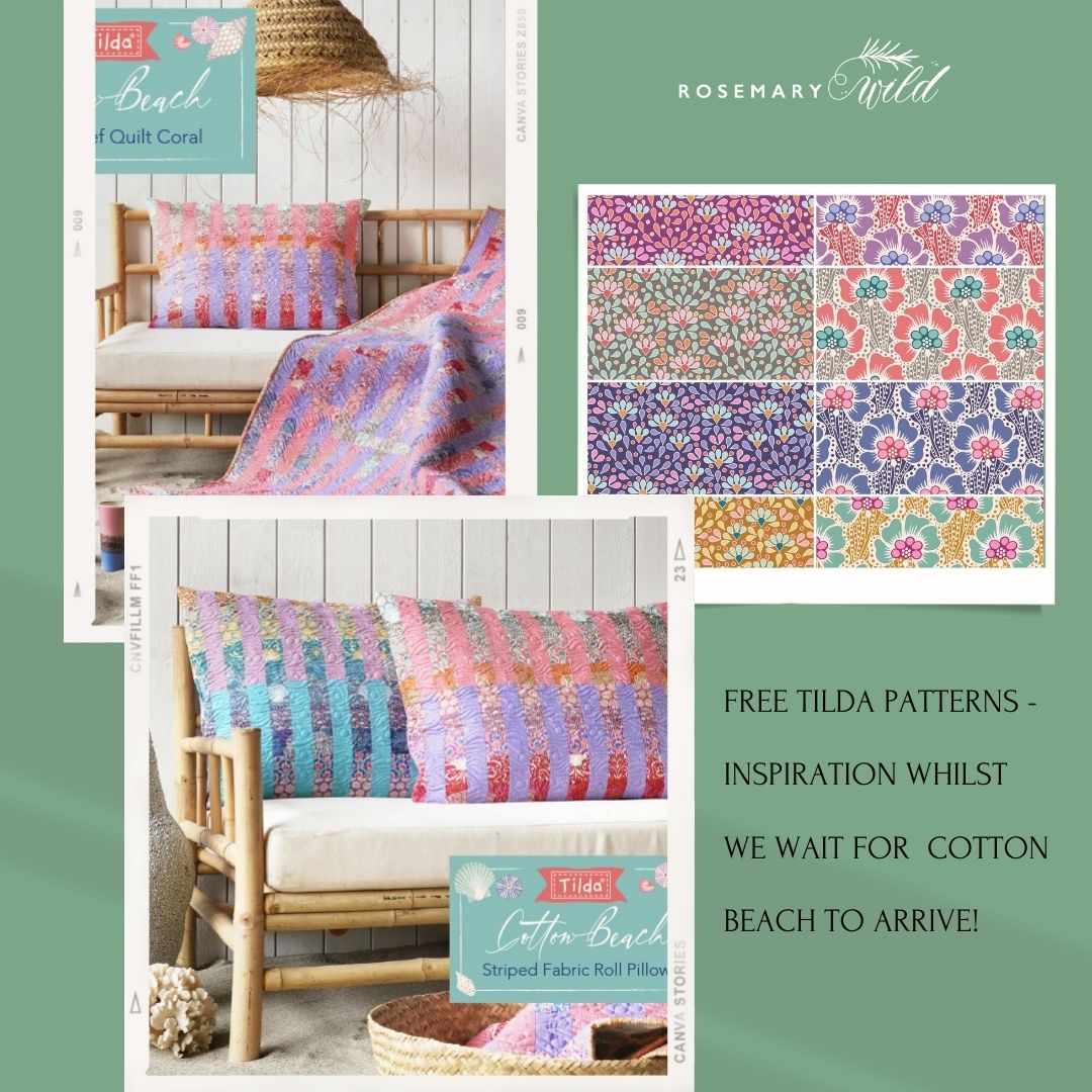 Free Quilting Patterns from Tilda's Cotton Beach range