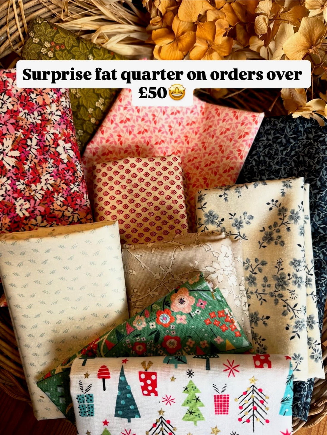 Surprise Fat Quarter for orders over £50