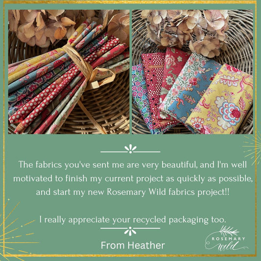 Dutch Heritage, Sevenberry and Tilda fabrics fat quarter bundle