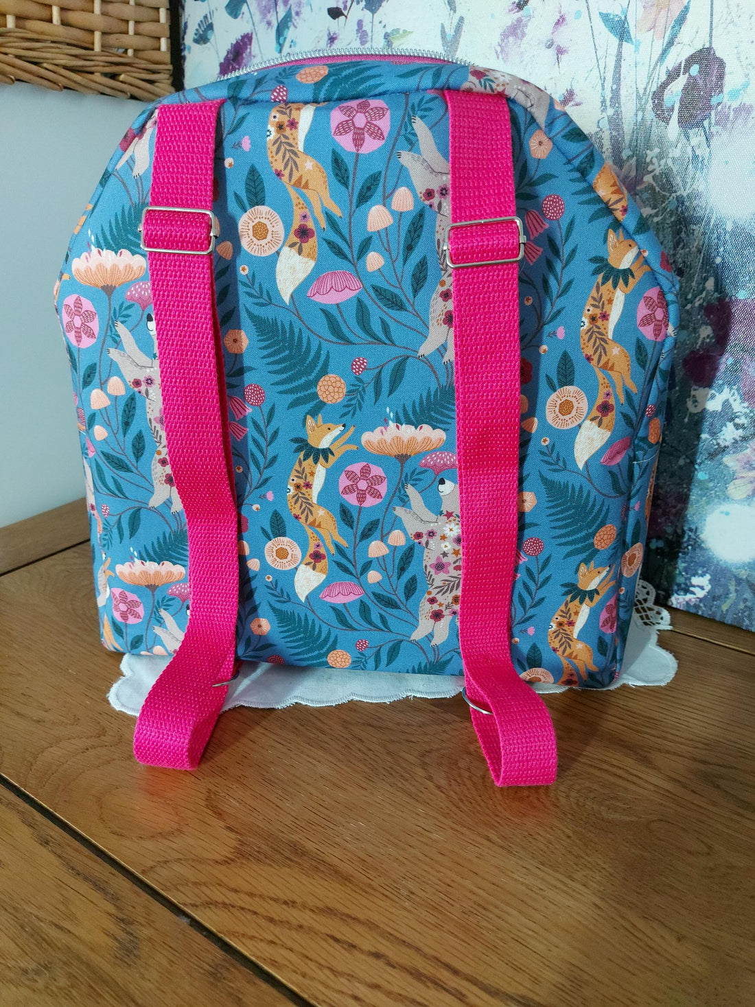 June has made a wonderful child's backpack!