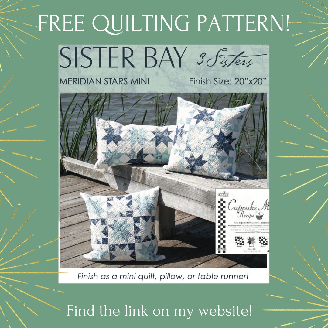 Free Quilting Patterns for Moda 3 Sisters Cushion