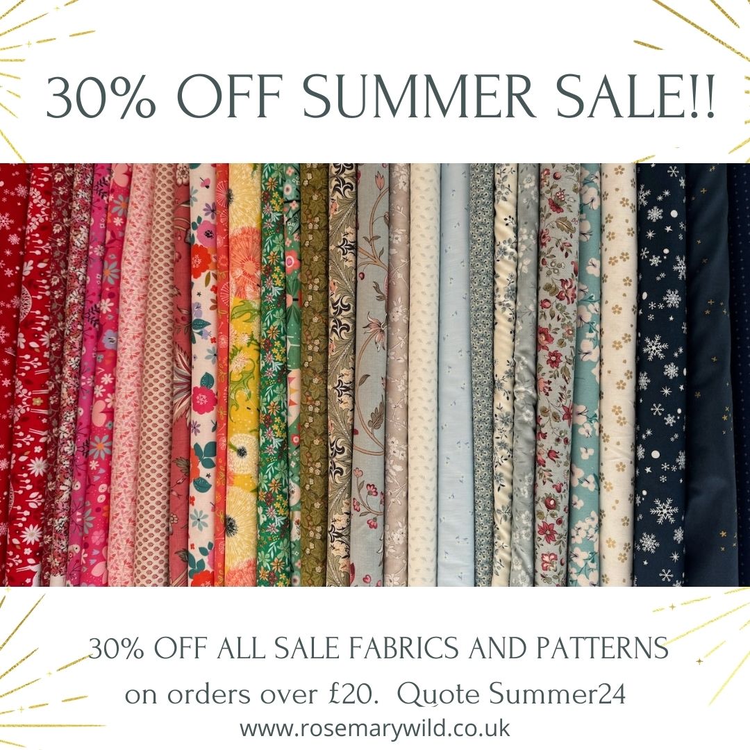 30% off ALL fabrics in summer sale 2024!