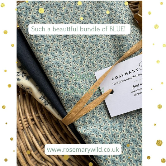 Pretty Bundle of Blue fabric