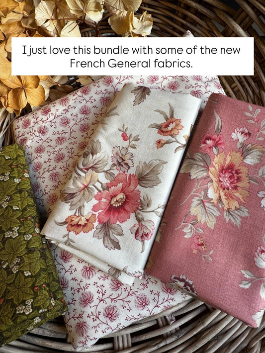 New French General Joie de Vivre fabrics