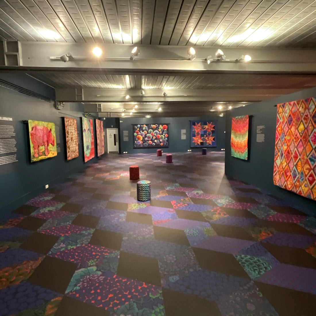 Kaffe Fassett: The Power of Pattern exhibition at Dovecot Studios, Edinburgh