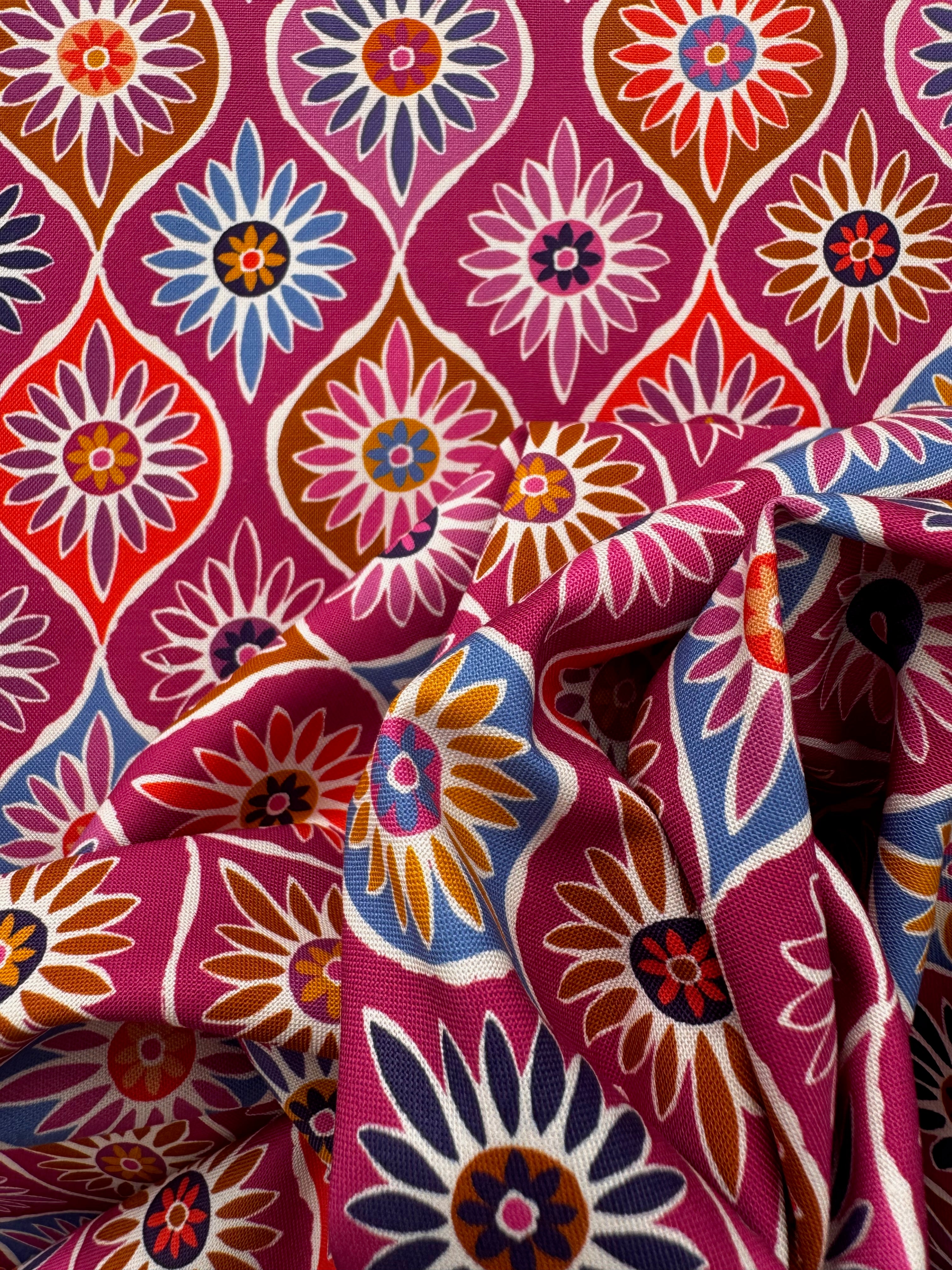 Crystal Manning Maeve by Crystal Manning for Moda - Lotus Pink Dressmaking Cotton ...