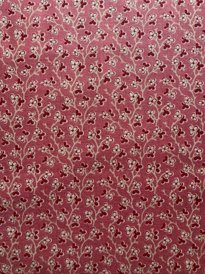 Tiny Sprigs Faded Red - Rouenneries Trois