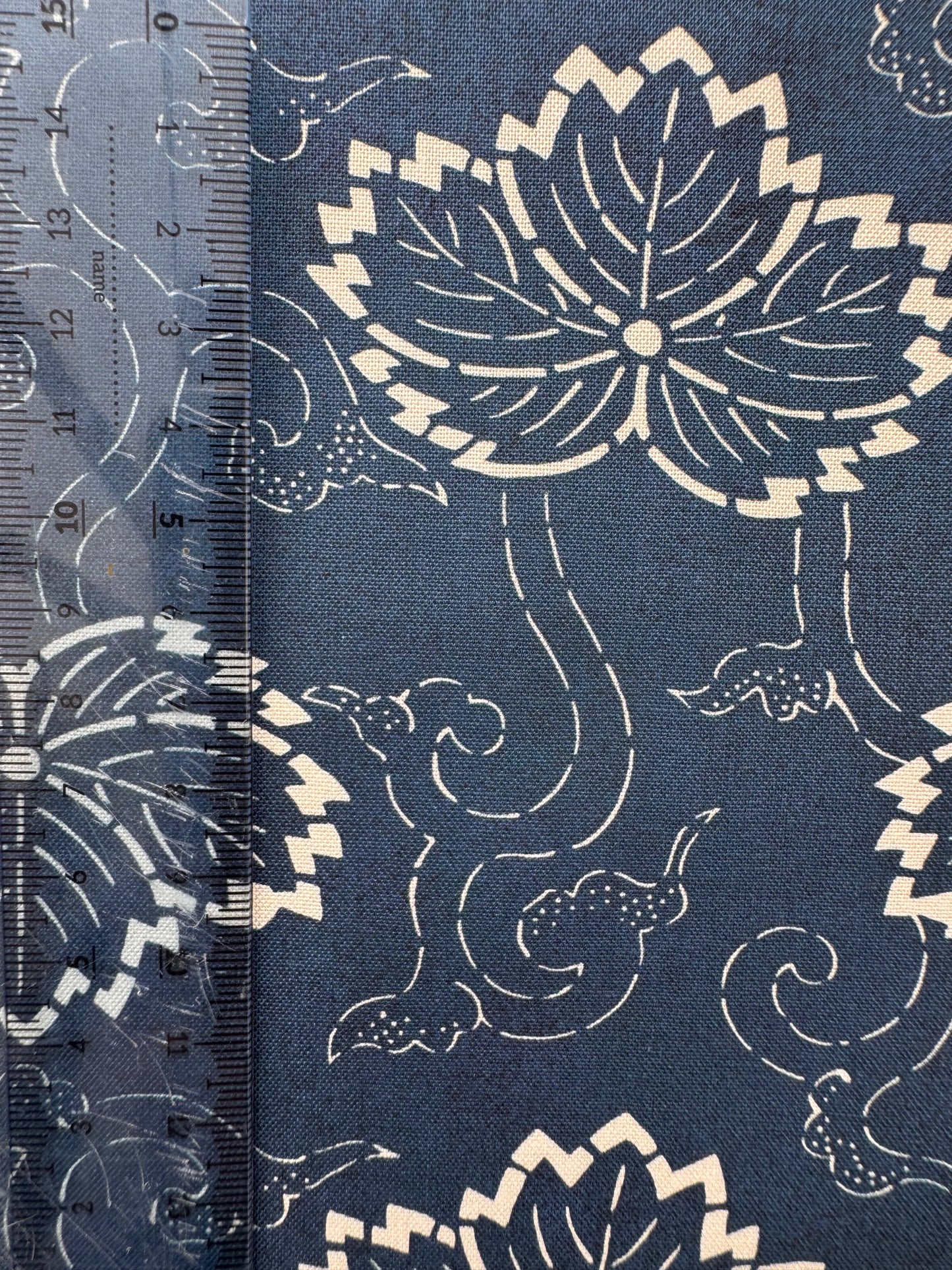 Indigo Blooming by Debbie Maddy - Navy