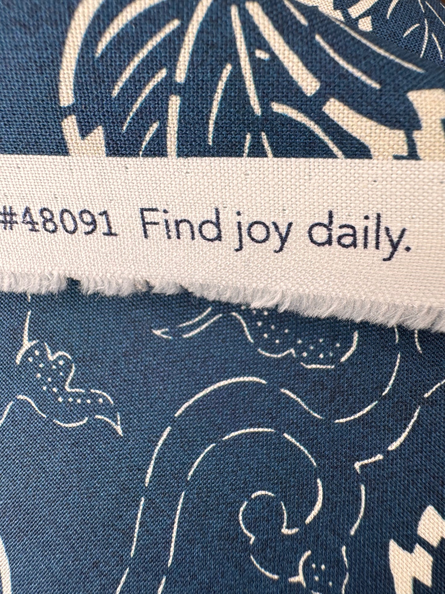 Indigo Blooming by Debbie Maddy - Navy