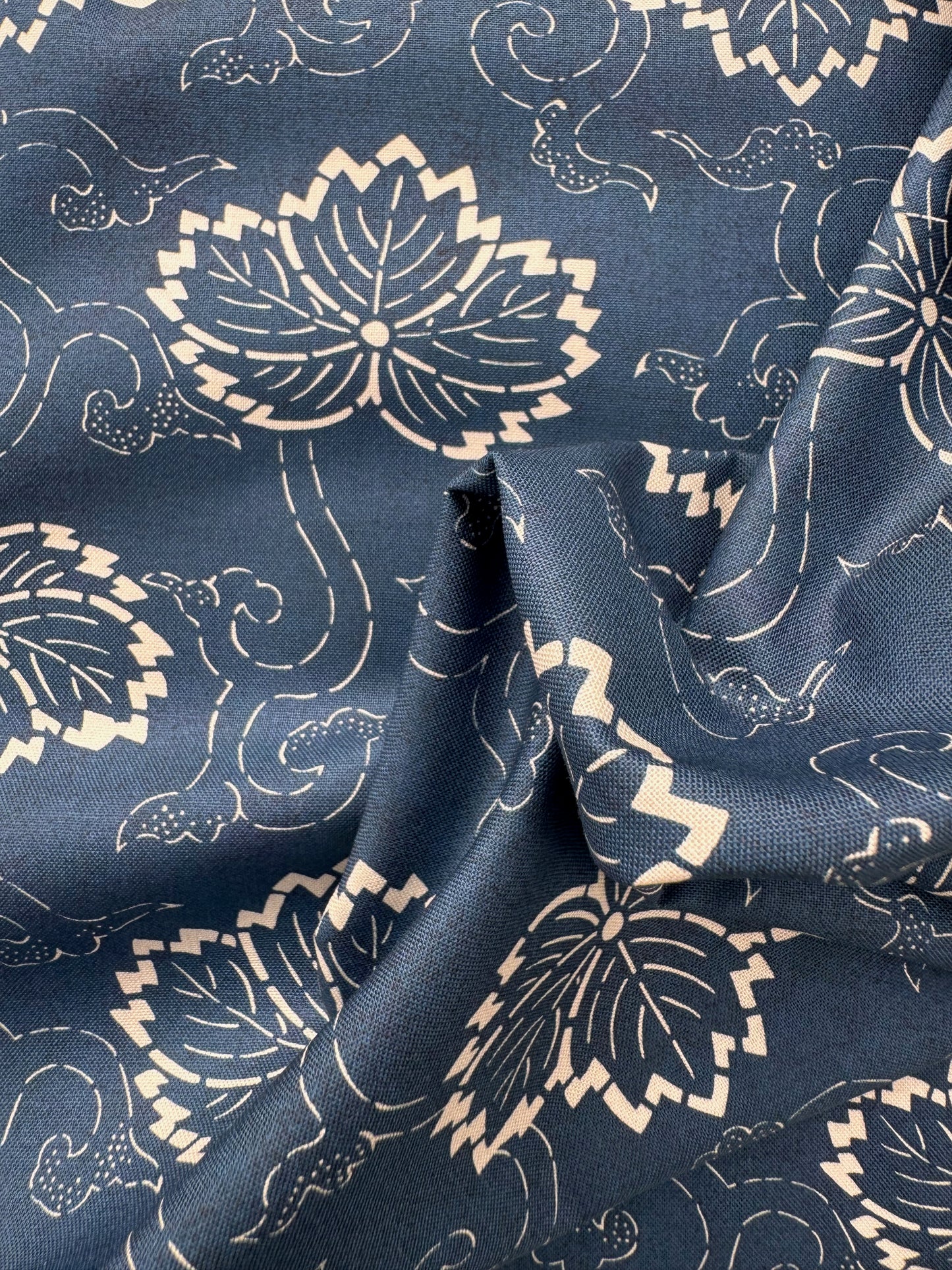 Indigo Blooming by Debbie Maddy - Navy
