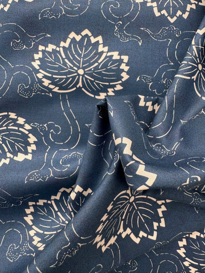 Indigo Blooming by Debbie Maddy - Navy