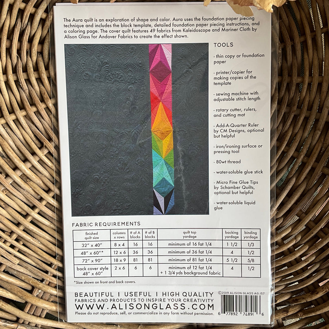 Alison Glass Aura Quilt Pattern