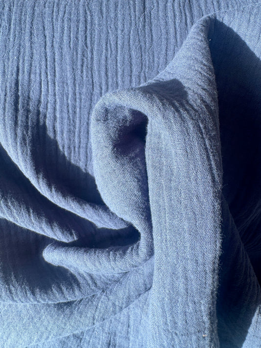 Navy Blue Muslin