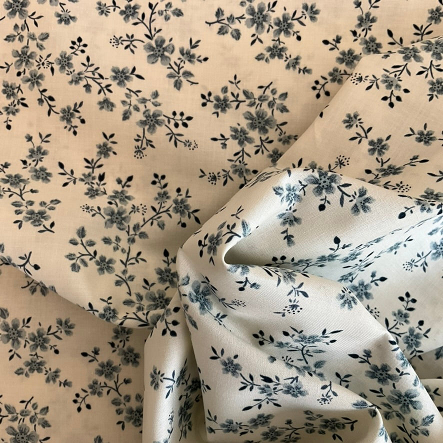 Blue Floral Cloud - Cascade