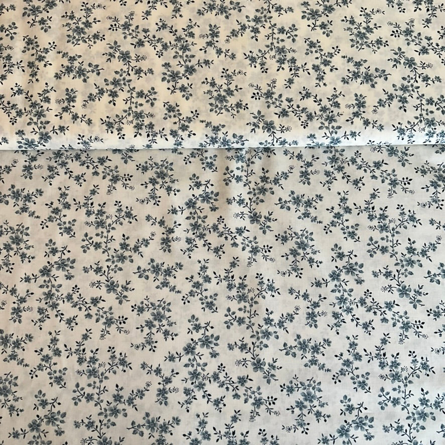 Blue Floral Cloud - Cascade