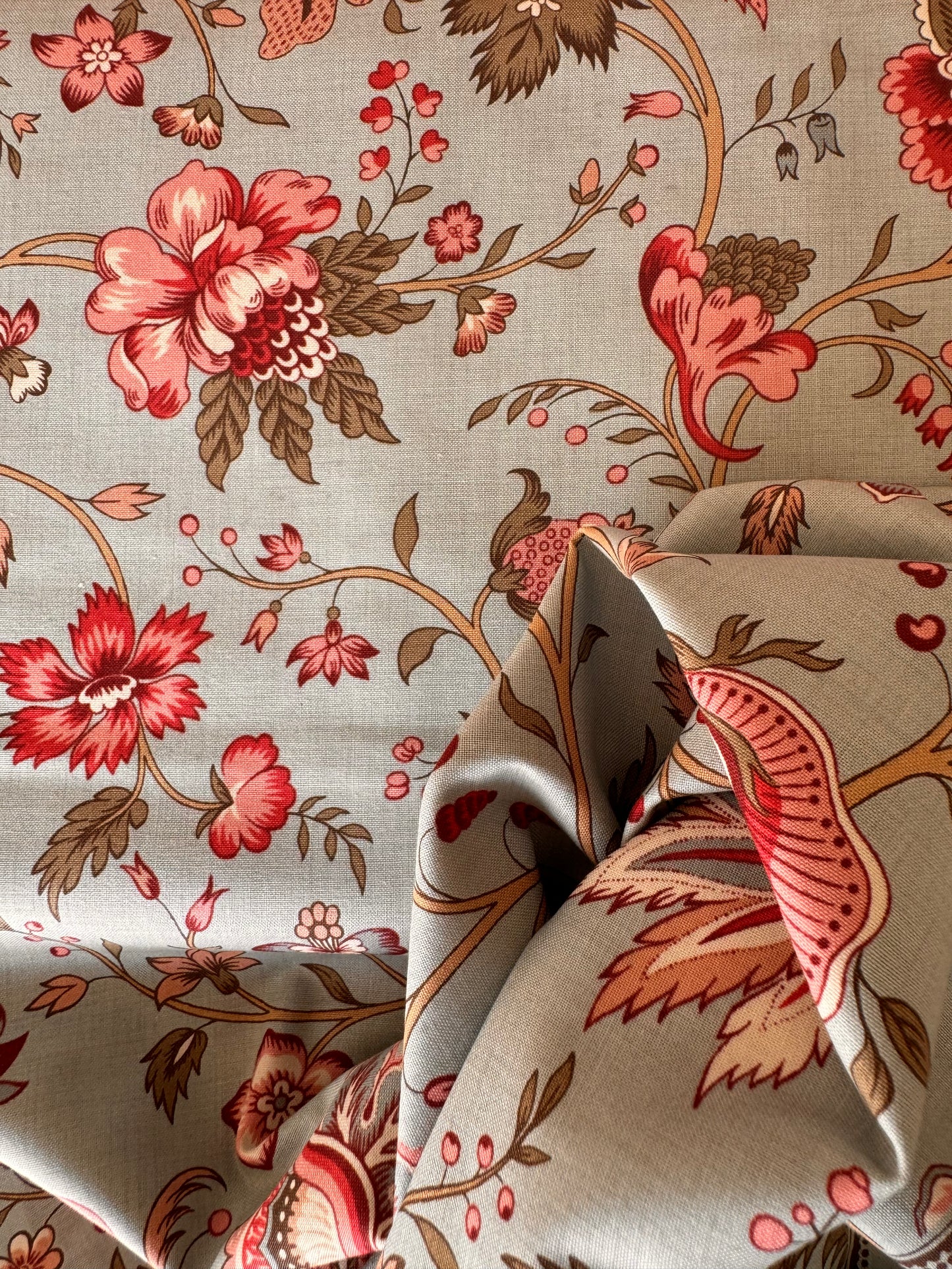 Large Floral Ciel Blue - Antoinette