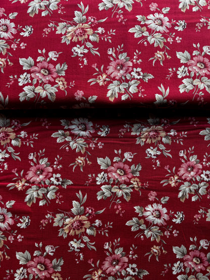 Large Floral Rouge - Joie De Vivre