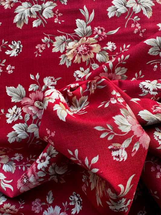 Large Floral Rouge - Joie De Vivre