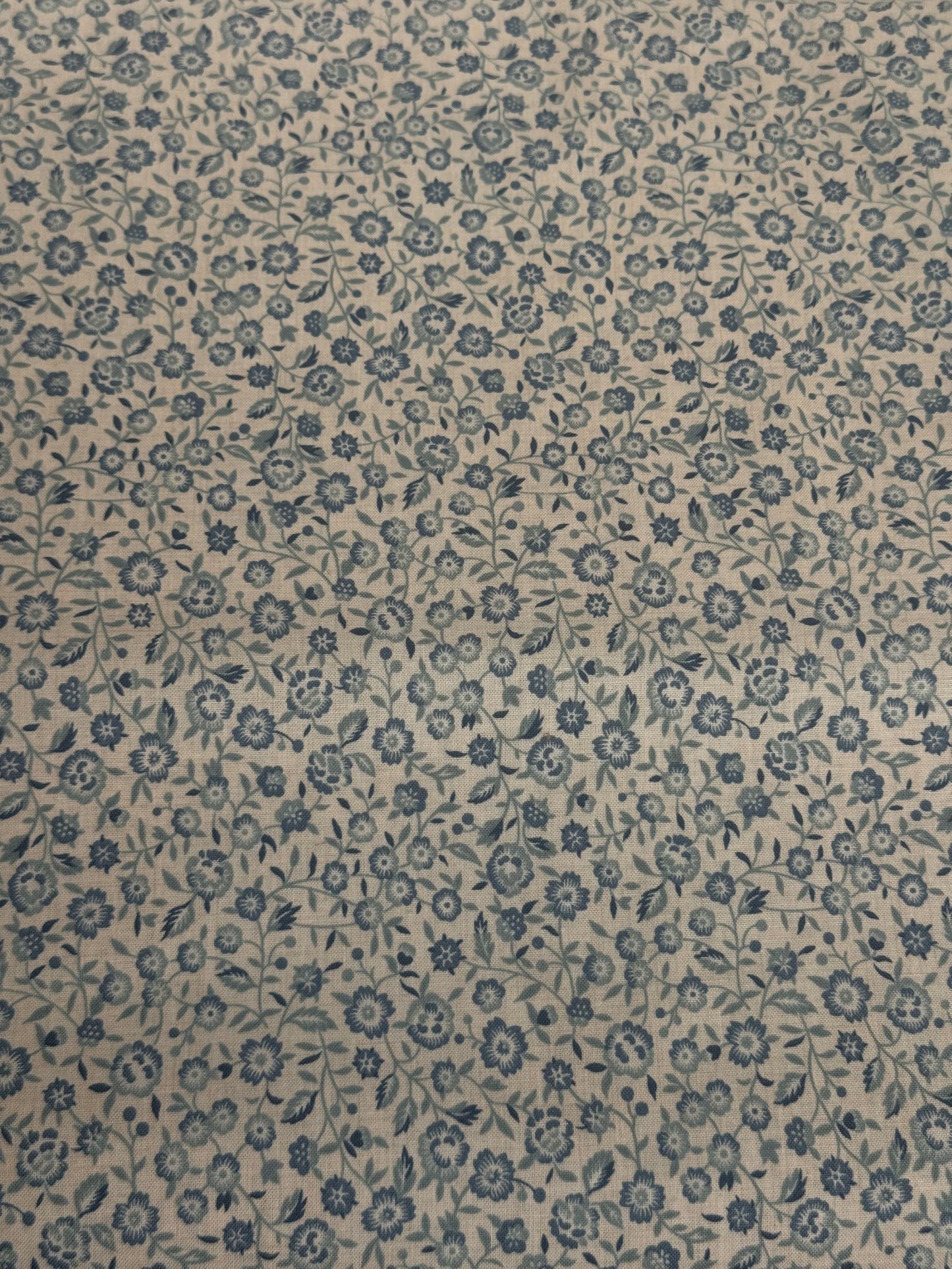 Pearl French Blue Small Floral - Sacre Bleu