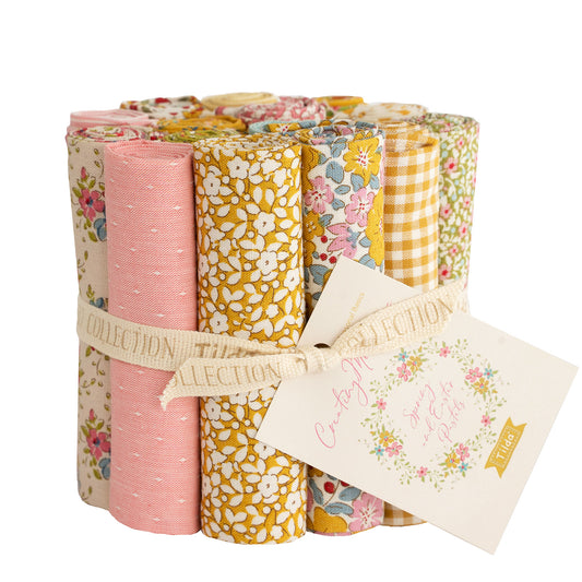 Creating Memories Fat Eight Roll Spring 16 fabrics, 20 x 11in