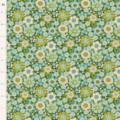 Wallflower Charm Pack - 20 fabrics, 5in squares, 40 pieces - two of each design