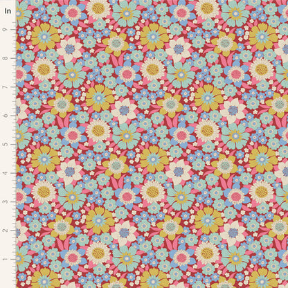 Wallflower Charm Pack - 20 fabrics, 5in squares, 40 pieces - two of each design