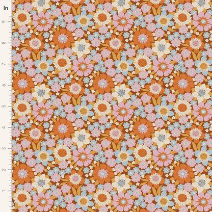 Wallflower Charm Pack - 20 fabrics, 5in squares, 40 pieces - two of each design