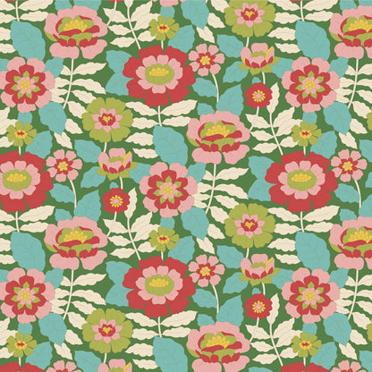 Wallflower Charm Pack - 20 fabrics, 5in squares, 40 pieces - two of each design