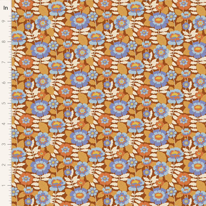 Wallflower Charm Pack - 20 fabrics, 5in squares, 40 pieces - two of each design