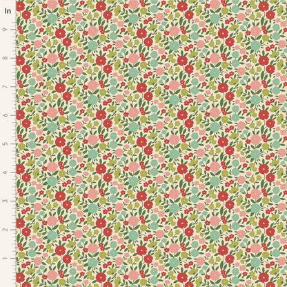 Wallflower Charm Pack - 20 fabrics, 5in squares, 40 pieces - two of each design