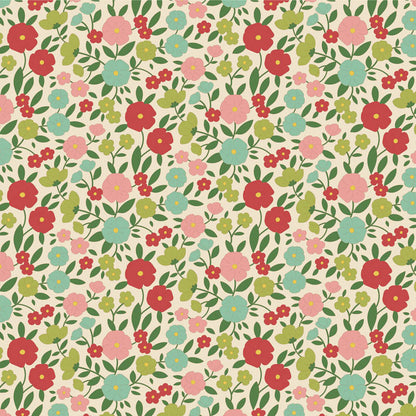Wallflower Charm Pack - 20 fabrics, 5in squares, 40 pieces - two of each design