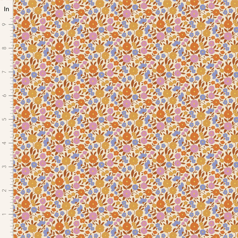 Wallflower Charm Pack - 20 fabrics, 5in squares, 40 pieces - two of each design