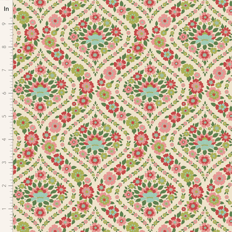 Wallflower Charm Pack - 20 fabrics, 5in squares, 40 pieces - two of each design