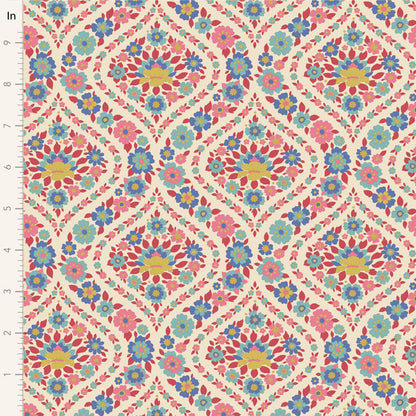Wallflower Charm Pack - 20 fabrics, 5in squares, 40 pieces - two of each design