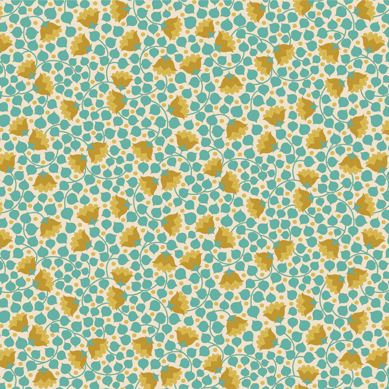 Wallflower Fat Quarter Bundle Bellflower - 12 fabrics, 20 x 22in