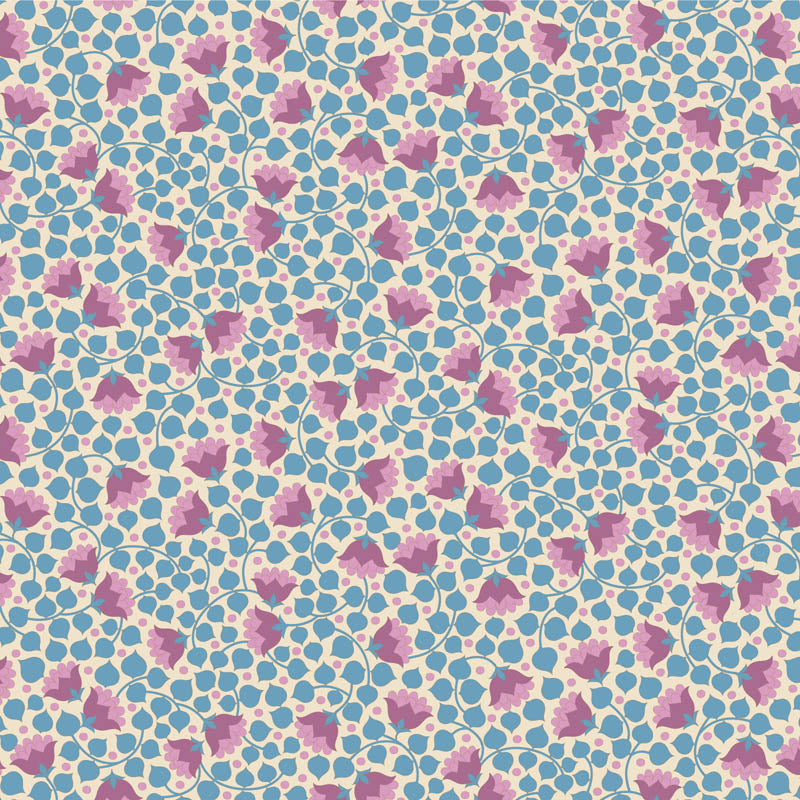 Wallflower Fat Quarter Bundle Bellflower - 12 fabrics, 20 x 22in