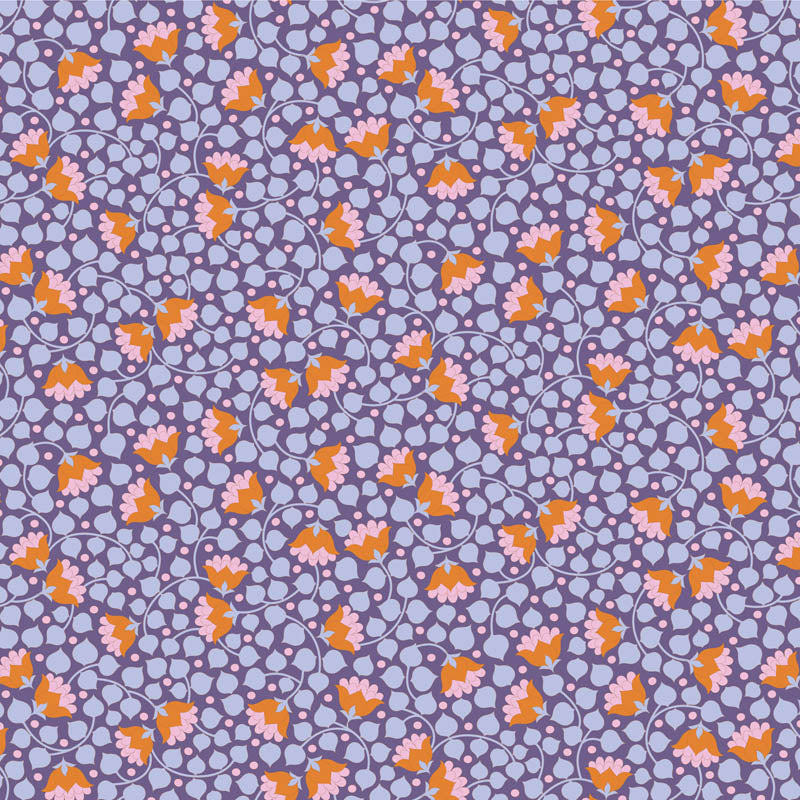 Wallflower Fat Quarter Bundle Bellflower - 12 fabrics, 20 x 22in