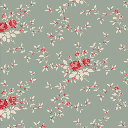 Merry Little Christmas Fat Quarter Eve & Noel Blender Bundle - 12 fabrics, 20 x 22in