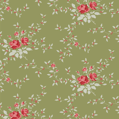 Merry Little Christmas Fat Quarter Eve & Noel Blender Bundle - 12 fabrics, 20 x 22in