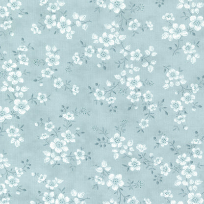 White Floral Sky - Cascade