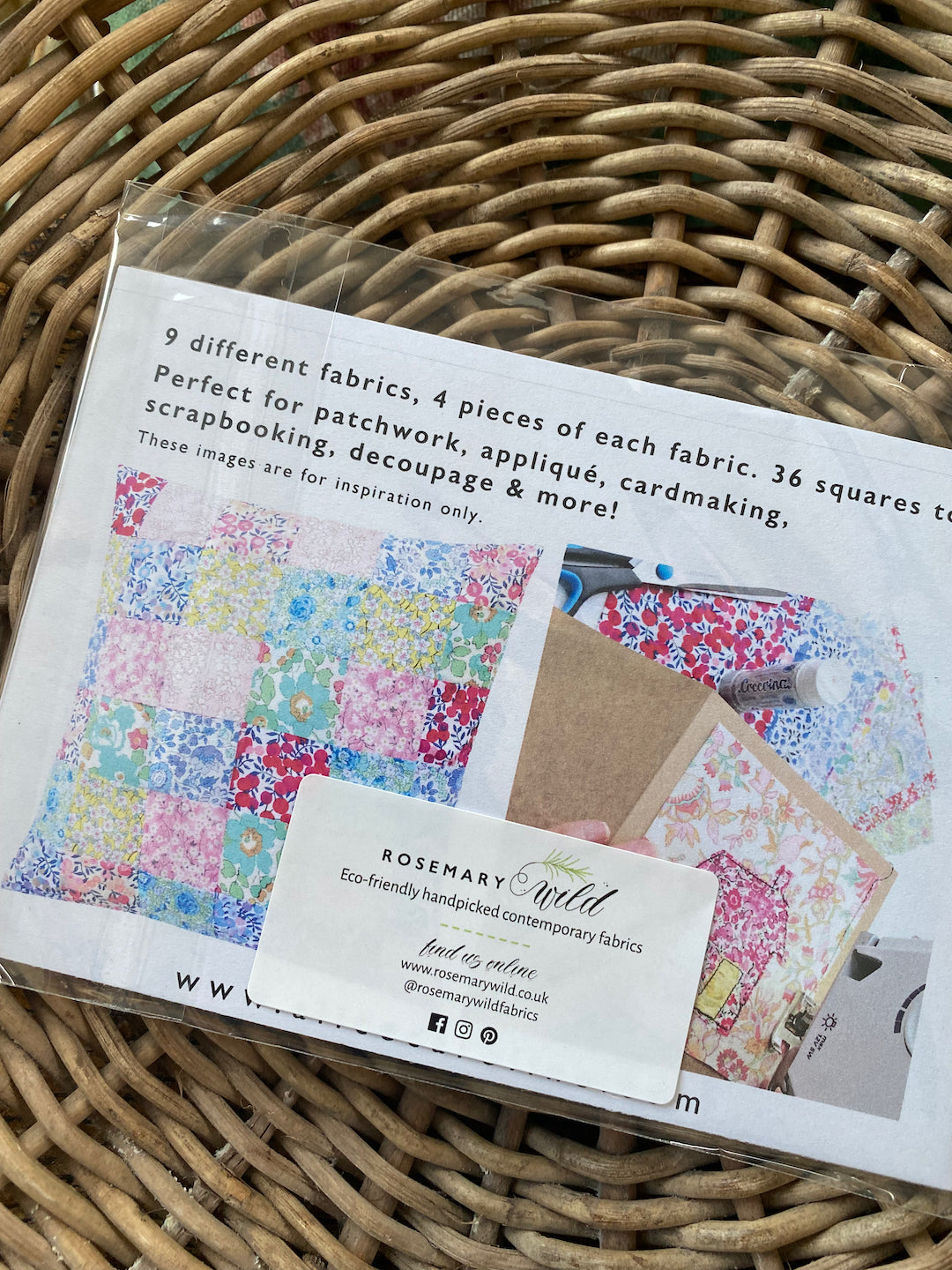 36 Piece Liberty Tana Lawn Fabric Mixed Colours 2.5" Charm Squares