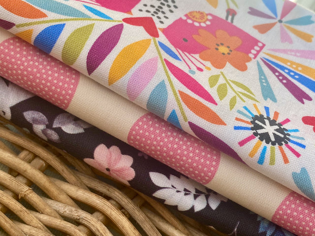 Bundle of Love Dashwood Studios Fabric Fat Quarter Charity MarieCurie