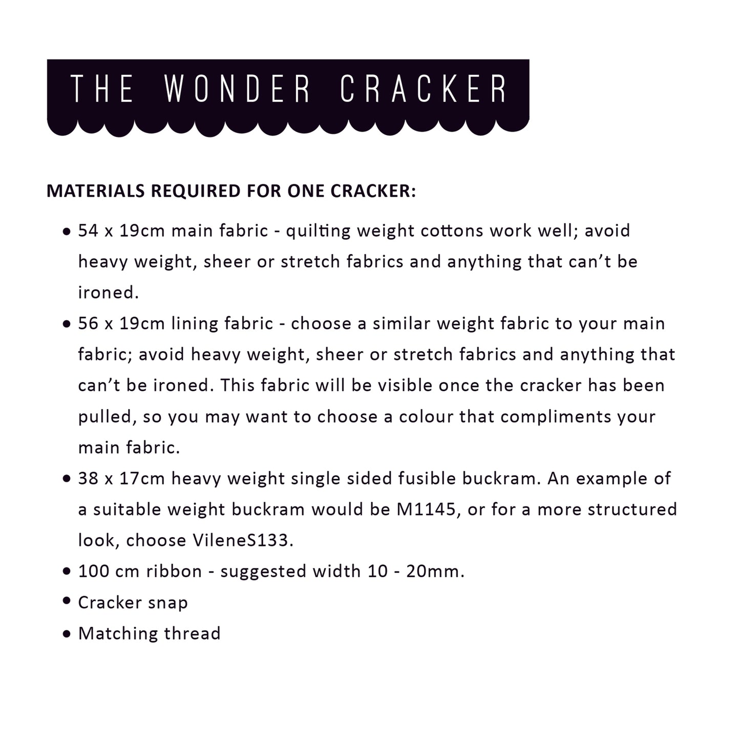 The Wonder Cracker Sewing Pattern - stitch your own Christmas Crackers that are pullable, reusable and have a snap!