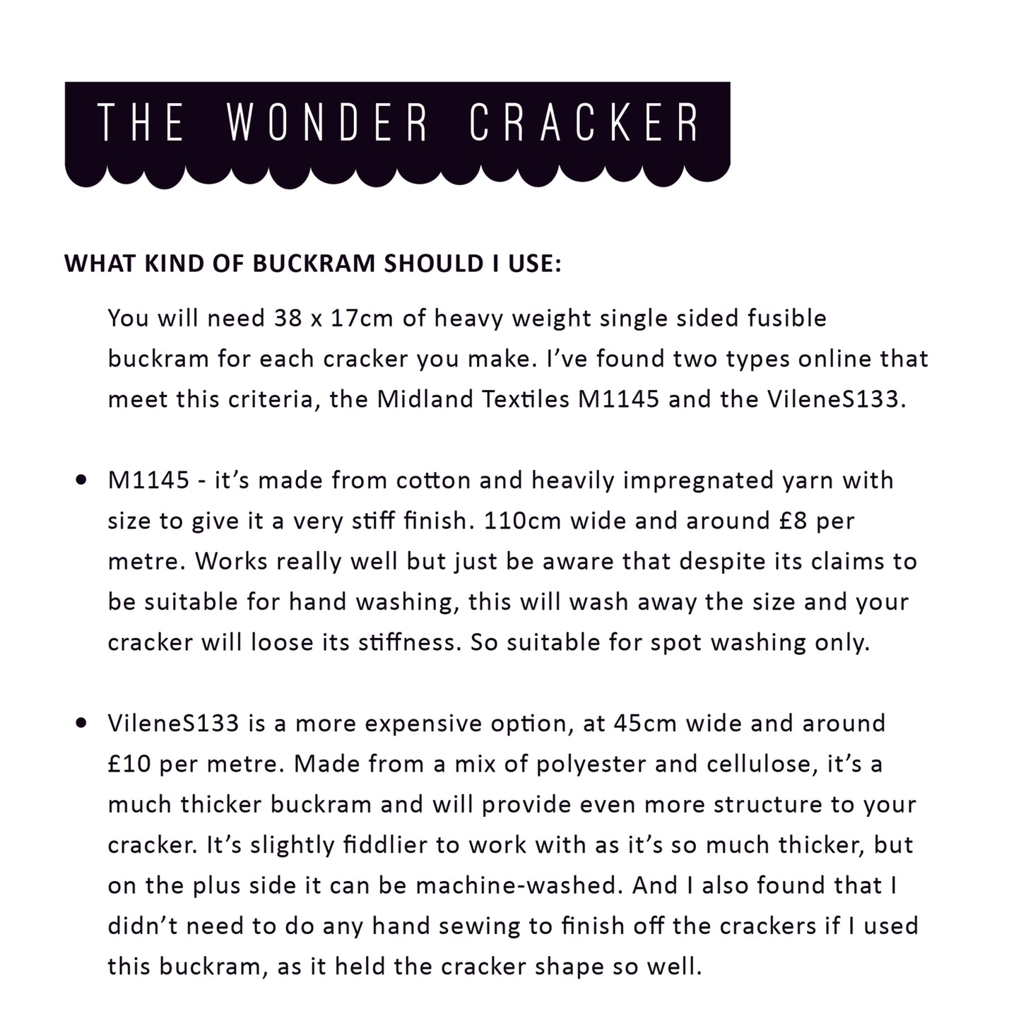 The Wonder Cracker Sewing Pattern - stitch your own Christmas Crackers that are pullable, reusable and have a snap!