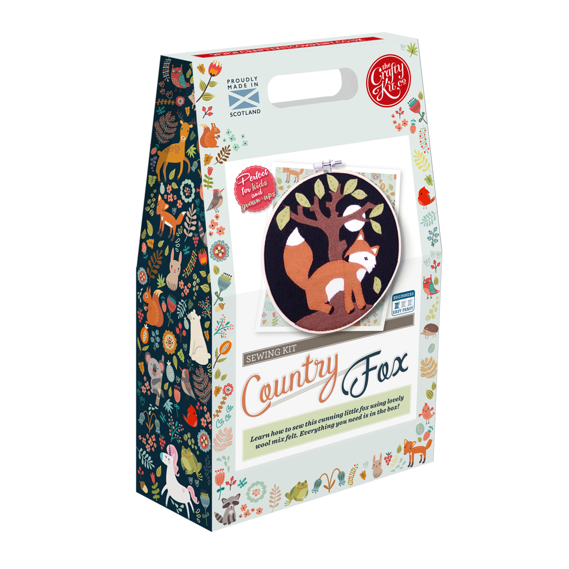 Country Fox Felt Applique Kit
